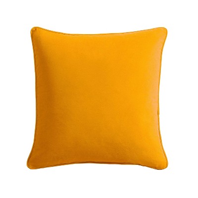 18"x18" Solid Velvet Square Throw Pillow - Crescent & Starlight