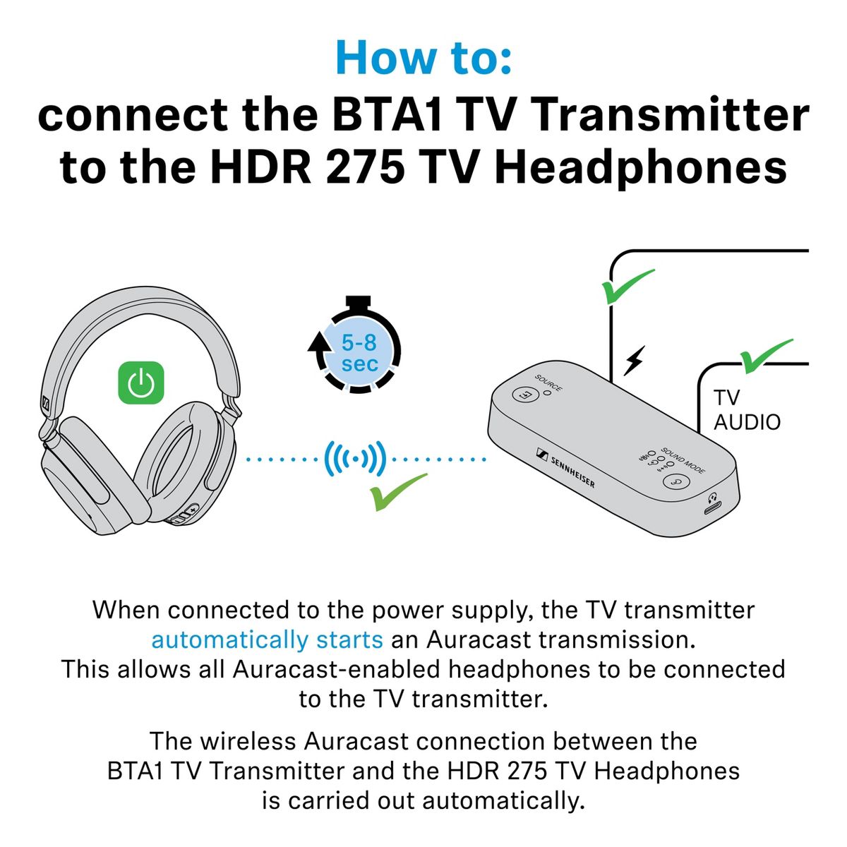 Sennheiser BTA1 TV Transmitter - thumbnail 10