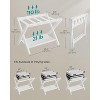 Luggage Rack, Folding Suitcase Stand with Storage Shelf, for Guest Room, Hotel, Bedroom - 4 of 4