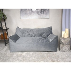 Grungis Bean Bag Chair,Velvet Beanbag Chair with Armrests,Oversized Lounge Sofa for Couples,Comfy Couch for Living Room Bedroom - 1 of 4