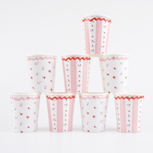 Meri Meri Vintage Rose Cups (Pack of 8) - 1 of 4