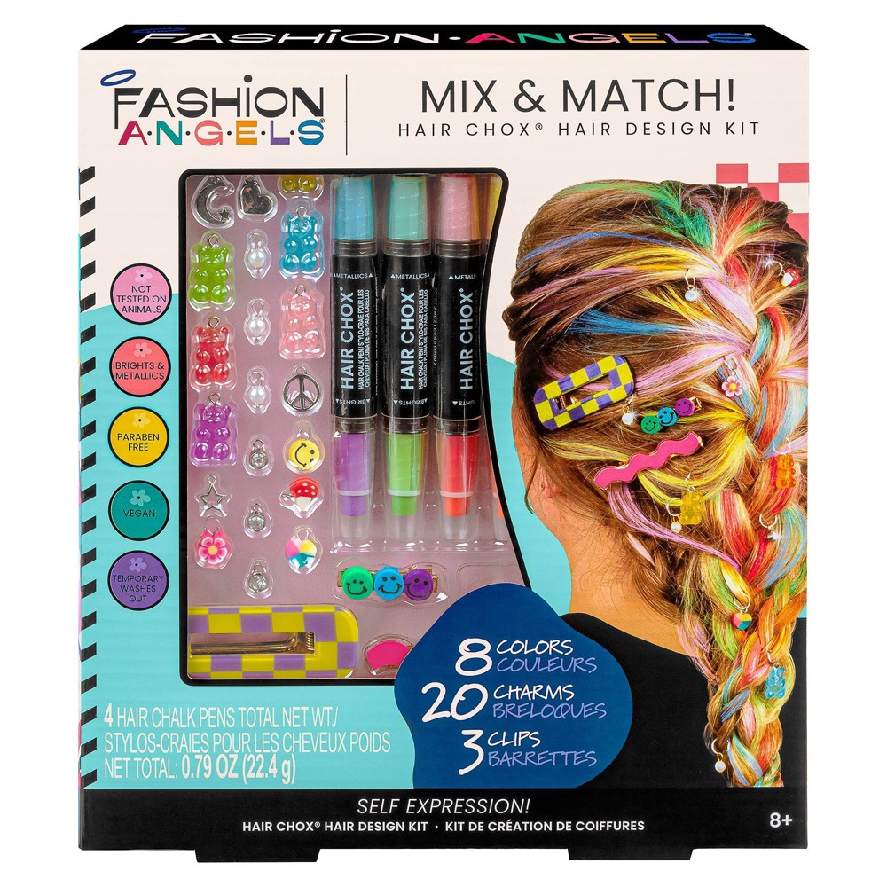 Photos - Hair Dye Fashion Angels Hair Chox Hair Style Design Kit 