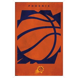 Trends International NBA Phoenix Suns - Logo 25 Framed Wall Poster Prints - 1 of 4