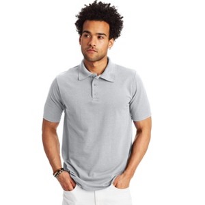 Hanes Men's Pique Polo Shirt (Big & Tall Sizes Available) - 1 of 4