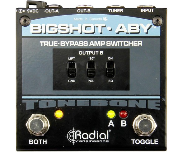 Radial Engineering Big ABY True Bypass Switch Pedal