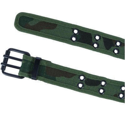 CTM Kids Camo 2 Hole Roller Buckle Canvas Belt - image 5