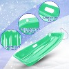 Slippery Racer Downhill Sprinter Flexible Plastic Toboggan Snow Sled with Built-in Handles and Pull Rope for Kids and Adults (3 Pack) - 4 of 4