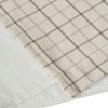 Plaid Rod Pocket and Back Tab Curtain Panel with Fleece Lining Natural 50x95" - 2 of 4