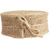 Natural Burlap Ribbons (2" Wide, 10 Yards)-No Wire, 100% Jute-DIY Art & Craft & Projects, Gift Wrapping, Bows, Indoor/Outdoor Decoration, Gift Basket - 2 of 4