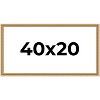 PosterPalooza | Panoramic Refined Gold Picture Frame - UV Acrylic, Foam Board Backing, Hanging Hardware - 2 of 4