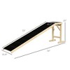 Resenkos Dog Ramp for Bed, Pet Ramp for Dogs with Non-Slip Carpet and Top Platform, 74" x 16" x 25", Natural Black - 3 of 4