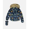 Deux par Deux Boy Two-Piece Baby Play Snowsuit Blue Gray - 4 of 4