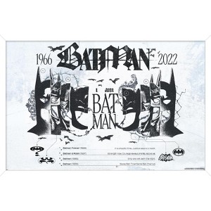 Trends International DC Comics Batman: 85th Anniversary - Masks Framed Wall Poster Prints - 1 of 4