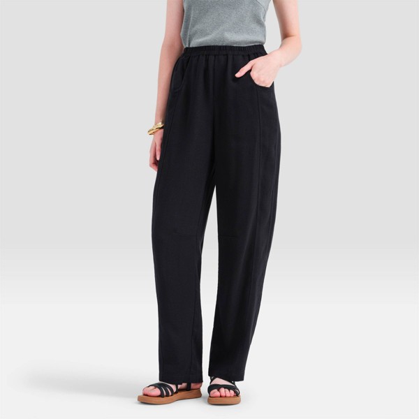 Pantalones de Pierna Recta con Cintura Elástica para Mujer - Universal Thread™ 4