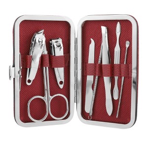 Unique Bargains 1 Set  Manicure Set Professional Nail Clippers Kit Travel Nail Clippers Manicure Kit Stainless Steel - 1 of 4