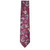 Men's Floral Printed Design 100% Micro Fiber 3.25" W x 58" L Necktie - 2 of 3