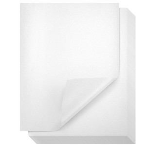 Best Paper Greetings 96 Sheets White Metallic Shimmer Paper for Printer, Letter Size Double Sided for Invitations, Crafts, 110gsm, 8.5 x 11 In - 1 of 4