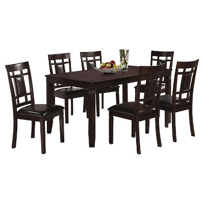 7pc Sonata Dining Set Espresso - Acme Furniture