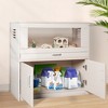 KTMBDW Hamster Cage with Storage Cabinet, Guinea Pig Cage for Small Animals, Hamster Cage and Habitat with for Hamster, Rabbit, Guinea Pig - 3 of 4