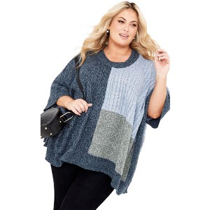 Avenue Women's Plus Size Mia Color Duster - 1 of 4