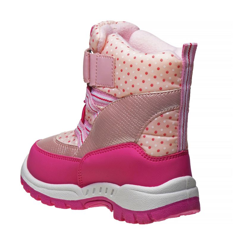Avalanche Dots Girls' Hook and Loop Snowboots. (Toddler/Little Kids), 3 of 8
