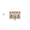 HomeRoots Set of Three Aga Faux Niche 3D Peel and Stick Wall Decals - 3 of 4