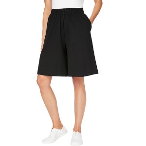 Woman Within Plus Size Split Skirt - 1 of 4