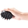 TranquilBeauty Scalp Massager Shampoo Brush, Exfoliator for Dandruff Removal, Black - 4 of 4