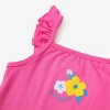 PATPAT 3 Piece Baby Girl Ruffled Romper Jumpsuit and Floral Print Cami Top and Shorts Outfit Set - 4 of 4