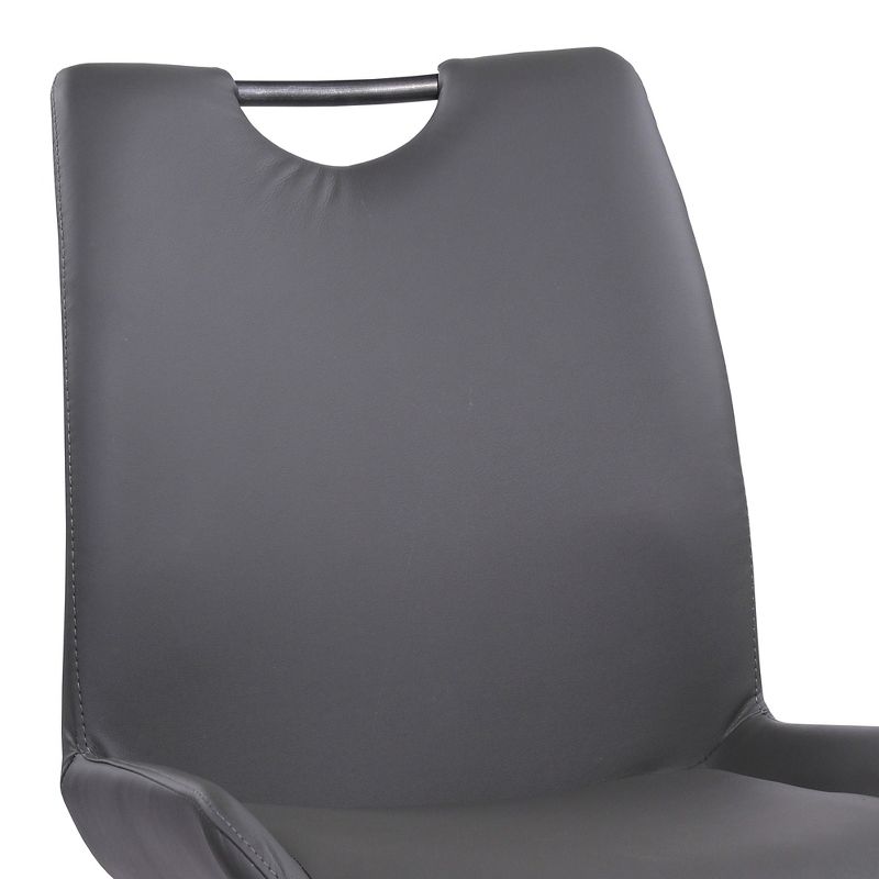 Set of 2 Armen Living Coronado Contemporary Dining Chair Gray, 5 of 10