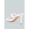 Beladona Double Braided Strap Mid Heel Women Sandals - 4 of 4