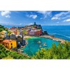 1000 Piece Jigsaw Puzzle, Vernazza, Cinque Terre, Italy, Mediterranean coast, Fishing boats, Adult Puzzle, Castorland C-105298-2 - 2 of 4