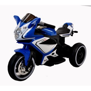 Electric motorcycle/ 12 V Kids toys motorcycle/Kids electric car/electric ride on toys for 3 4 5 6 years Boys Girls with Training Wheels - 1 of 4