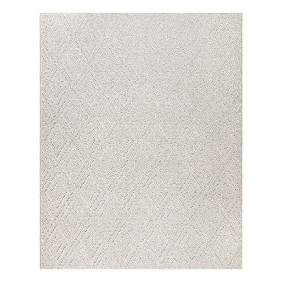 Gertmenian Malini Casual Bohemian Moroccan Polyester High-Low Indoor Area Rug