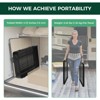 FXW Instant Dog Playpen, Portable Pet Fence for Outdoor, RV Trips, and Camping, Panels for Puppy and Small Dogs│Patented - 3 of 4