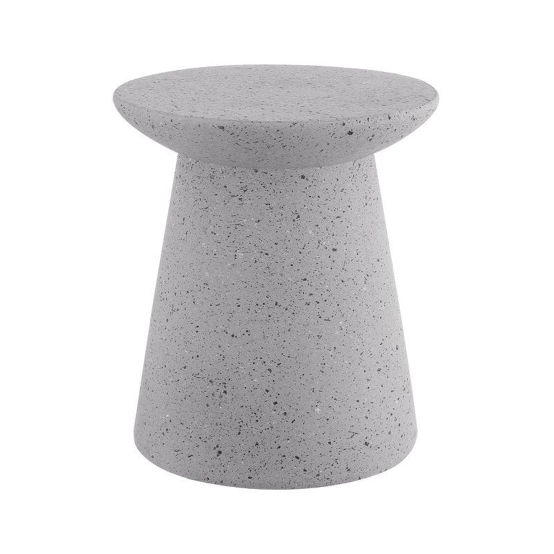 Hollie 18" Minimalist Modern Drum Accent Table Pedestal - JONATHAN Y, 1 of 8