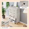 AMERLIFE Farmhouse Wood Rustic Chest of Drawers - 4 of 4