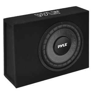 Pyle Slim Subwoofer Box System - Compact Truck Audio Enclosure - PSBS10 - 1 of 4