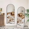 63" X 20"Big Mirror For Wall Large Living Room Mirrors Arched Large Mirror With Stand Full Length Mirror Wall Mounted Mirror-The Pop Home - image 2 of 4