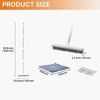 JANSNO 58.46in Pet Hair Removal Rubber Broom with Adjustable Long Handle - 3 of 4