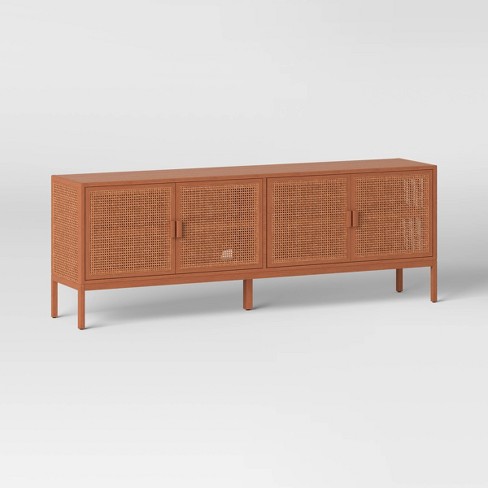 Rattan media console deals target