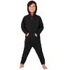 Joggies - Black & Red Toddler Footless Hoodie One Piece - 3 of 4