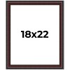 PosterPalooza | Linear Brown Picture Frame - UV Acrylic, Foam Board Backing, Hanging Hardware - 2 of 4