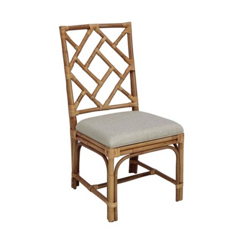 Set Of 2 Riana Rattan Dining Chair Light Brown - East At Main : Target