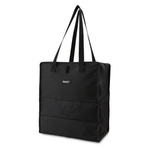 Packit Freezable Grocery Tote 14qt Soft-Sided Cooler - Black - 1 of 4