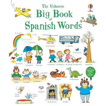 Big Book of Spanish Words - (Big Book of Words) by  Mairi MacKinnon & Hannah Wood (Board Book)