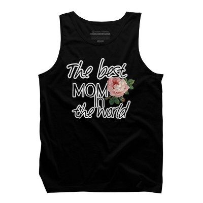 Men's Design By Humans Mother's Day Best Mom in the World By bambino Tank Top