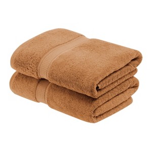Luxury Cotton Heavyweight Ultra-Plush Bath Towel Set of 2 by Blue Nile Mills - 1 of 4