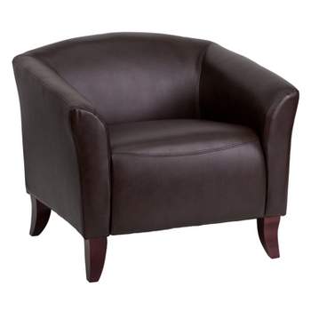 Flash Furniture HERCULES Imperial Series LeatherSoft Chair with Cherry Wood Feet