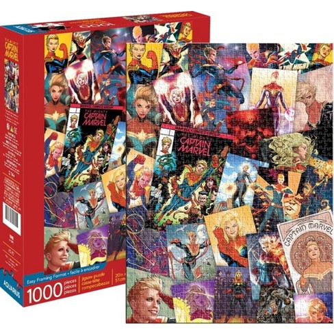Aquarius Puzzles Marvel Captain Marvel Collage Piece Puzzle Target
